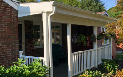 Soffit, Fascia, and Railing on Porch